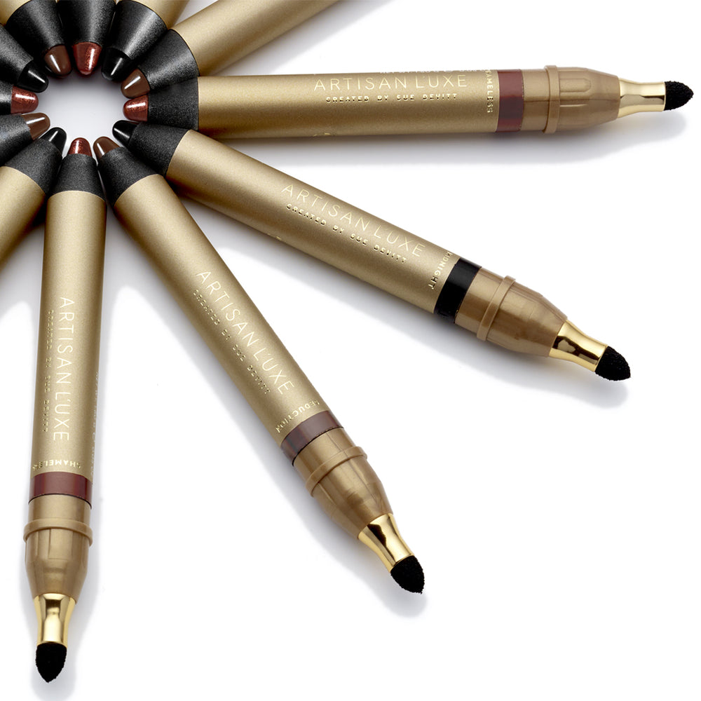Buy MD36 Hr Black Eyeliner Sketch Pen | Waterproof Black Eyeliner for Eye  Makeup | Long Lasting & Extra Shine Liquid Eyeliner Pen (Pack of 12) With  Free ADS Eyecare Kajal Pencil